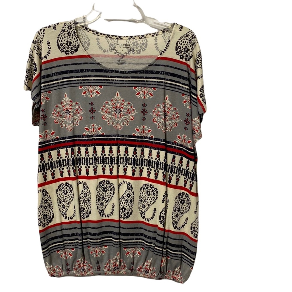 Boho cap sleeve Top